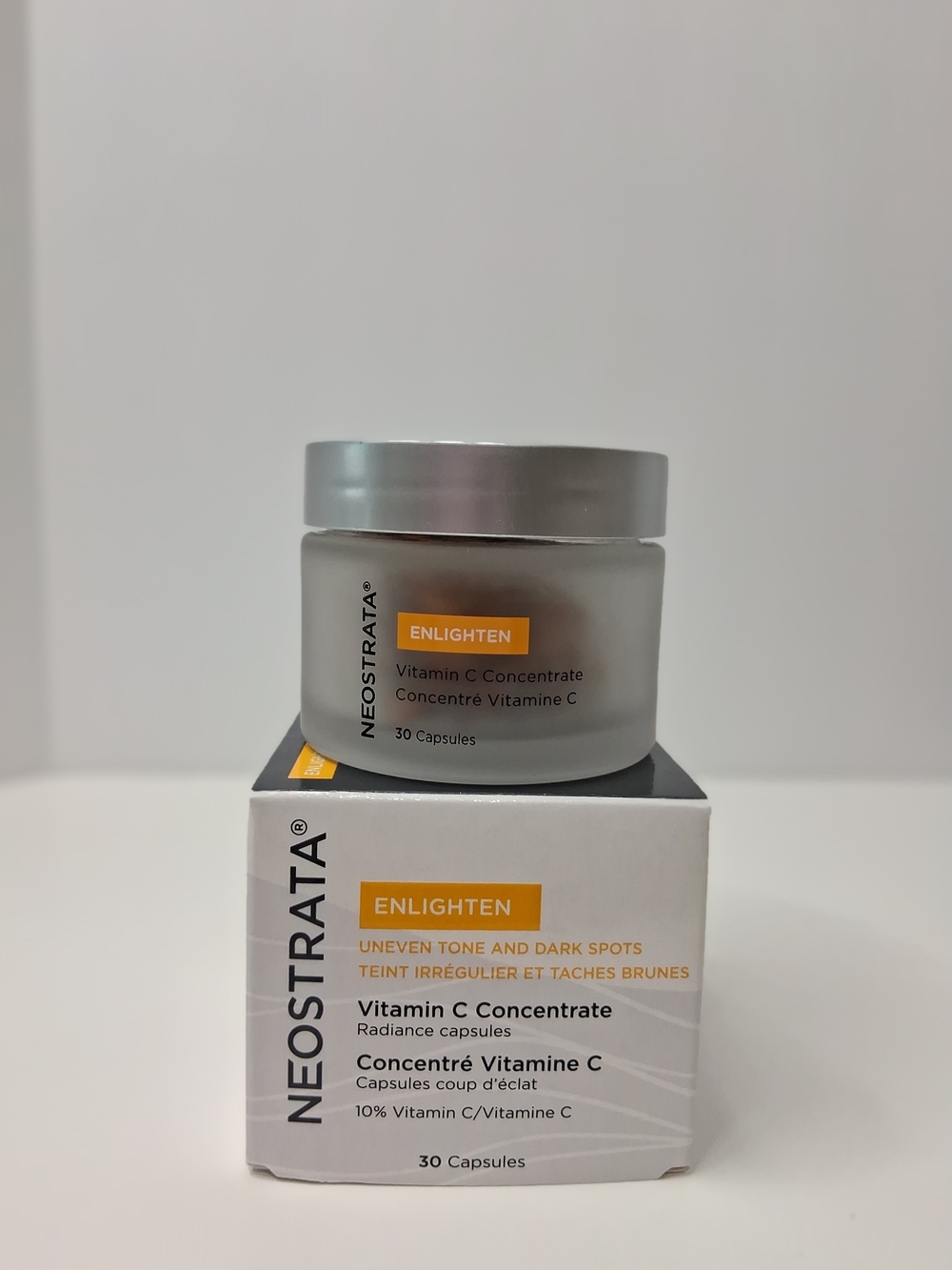 NEOSTRATA Enlighten Vitamin C Concentrate Radiance Capsules — White & Yellow